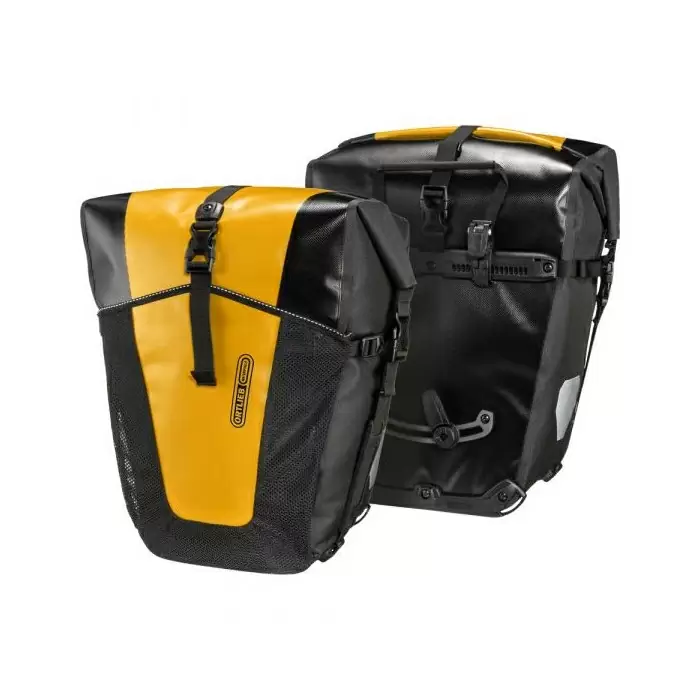 Rear Bikepacking Bags Back-Roller Pro Classic 35L + 35L Black/Yellow - image