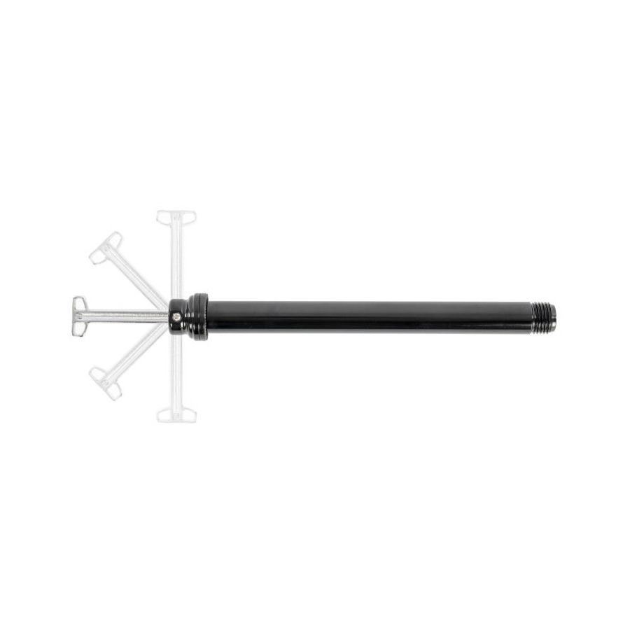 Front Thru Axle for Rock Shox 15x110mm Black with Removable Lever