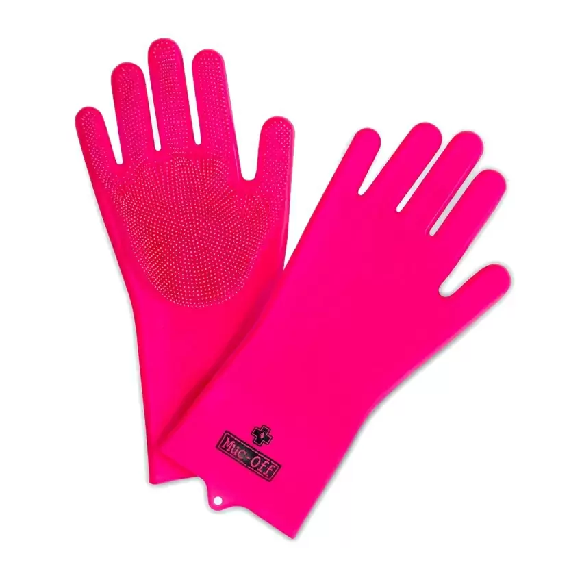 Deep Scrubber Cleaning Gloves Size M - image