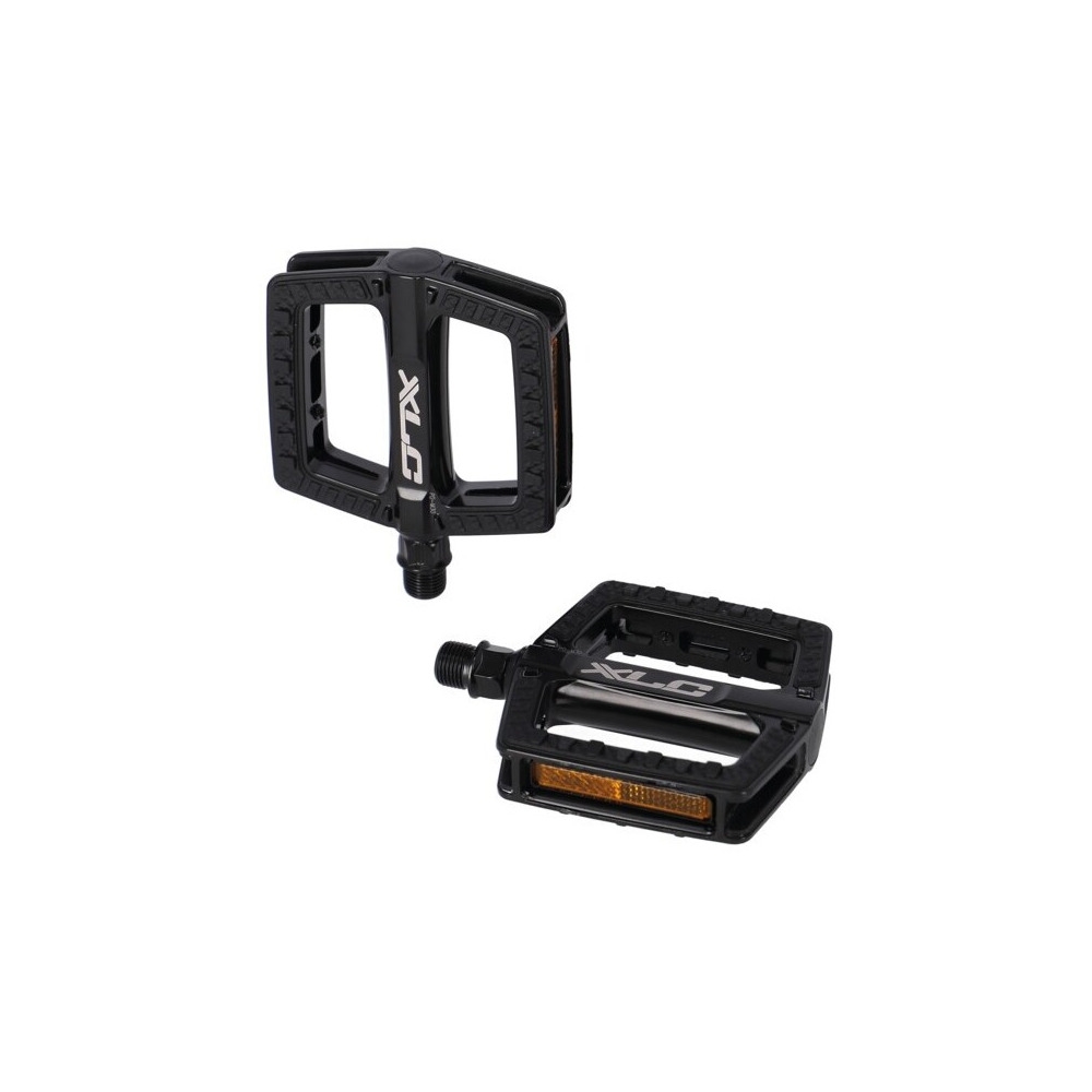 Pedale flat PD-M30 black with reflectors
