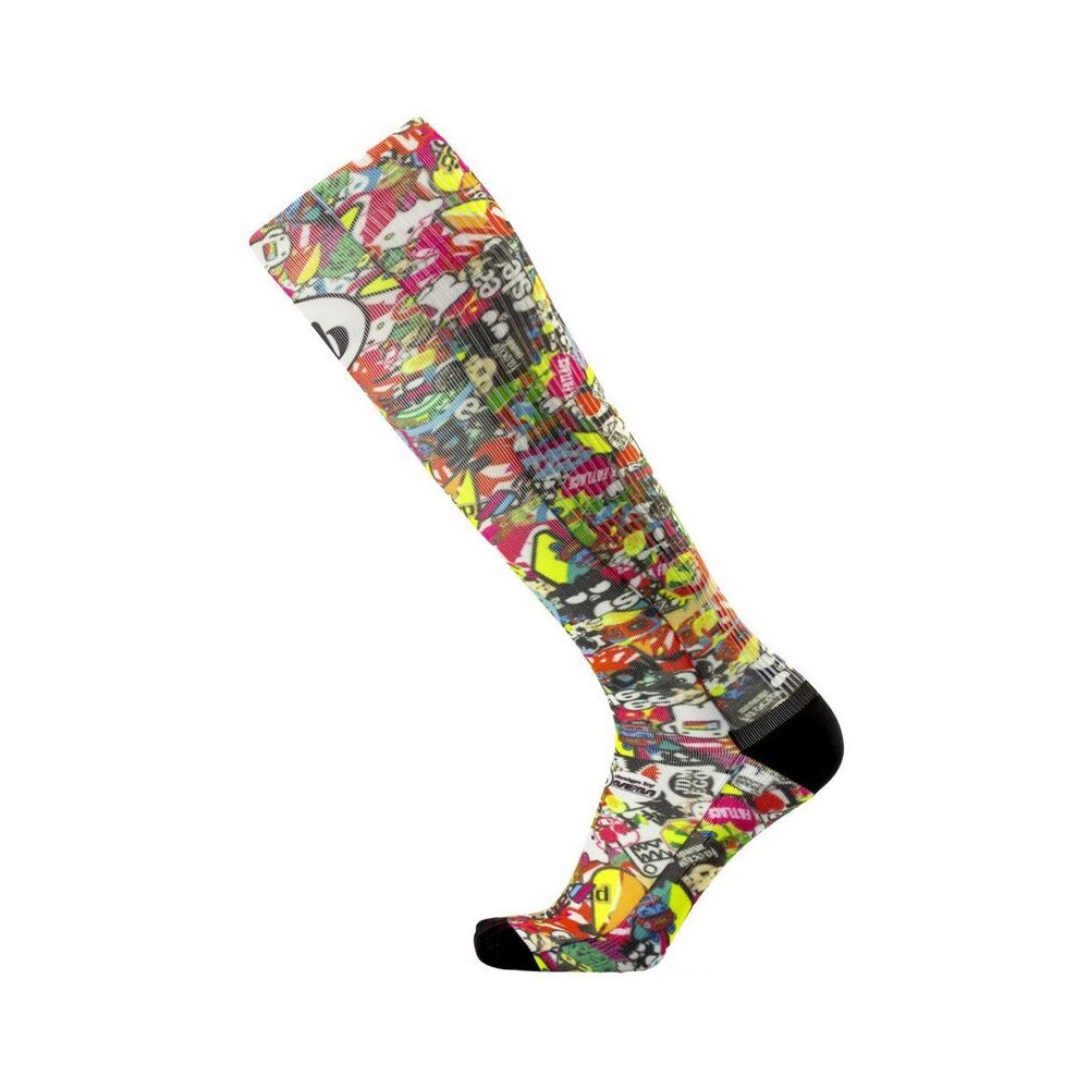 Chaussettes Mb Trek Fun Long H40 Abstract Taille S/M