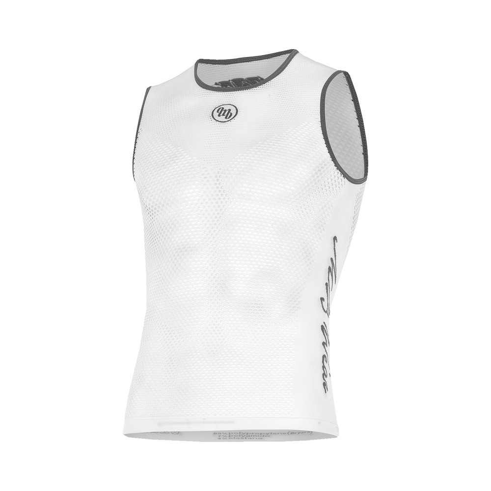 Ärmelloses Unterwäsche-Sommershirt Freedom Weiß/Grau Größe L/XL