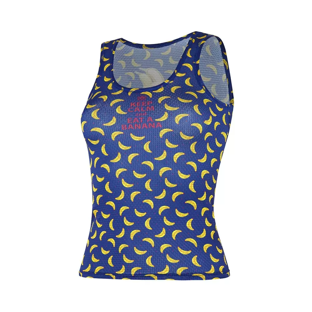 Sleeveless Underwear Shirt Fun Woman Bananalove Size L/XL - image