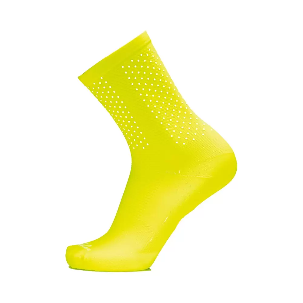 Chaussettes Bright Socks H15 Jaune Fluo Taille L/XL (41-45) - image
