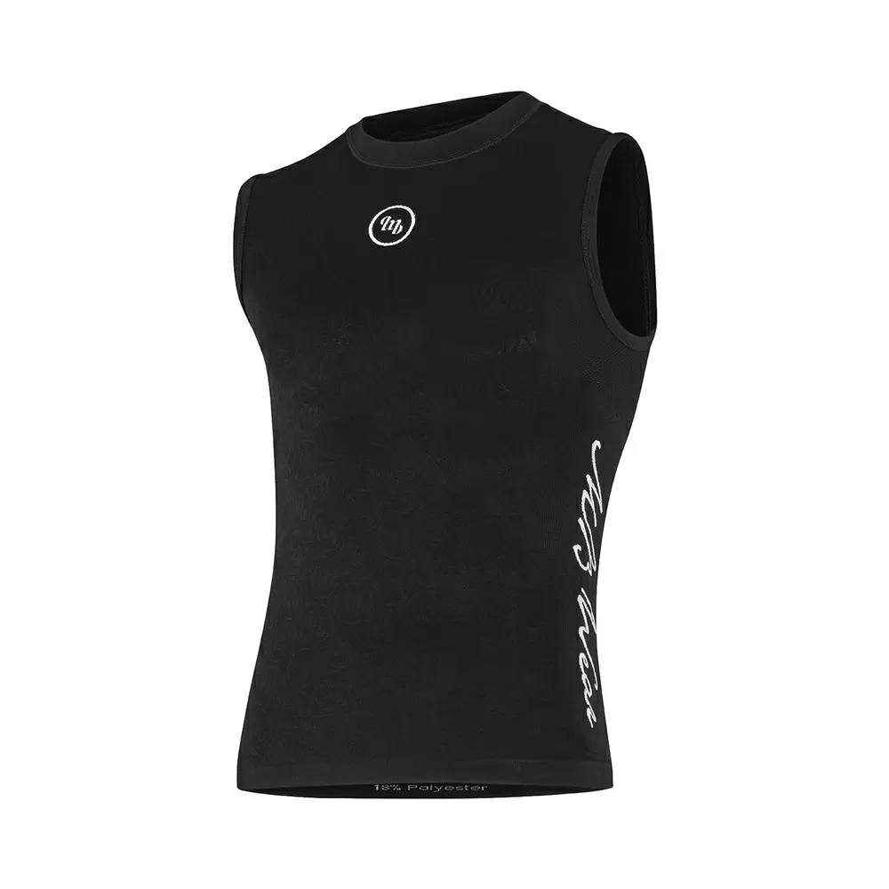 Spring Sleeveless Underwear Shirt Freedom Optical Black/White Size L - image