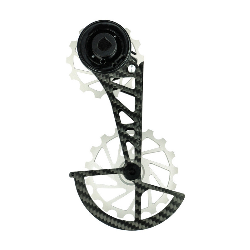 OSPW Kit Pulleys + Carbon Cage for Sram AXS 12s Silver