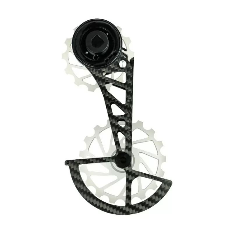 OSPW Kit Pulleys + Carbon Cage for Sram AXS 12s Silver - image