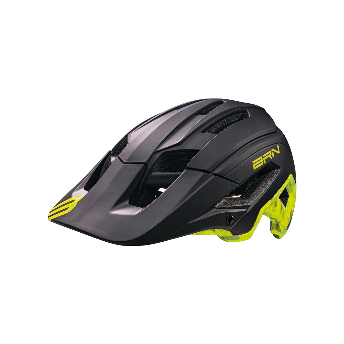 casco skeggia nero/giallo fluo taglia l