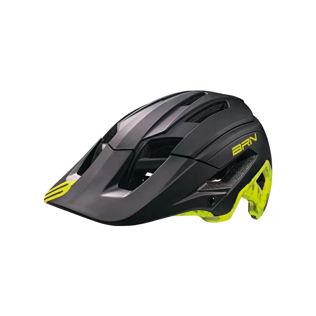 casco skeggia nero/giallo fluo taglia l - image