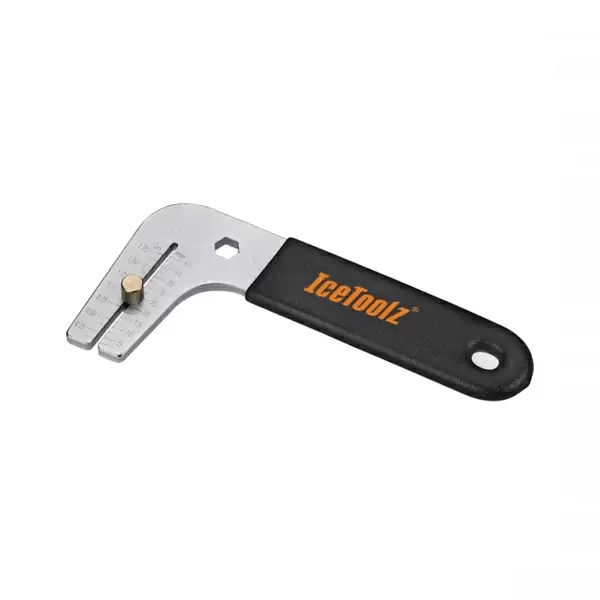 Tool to straighten brake discs with handle covered in PVC - image