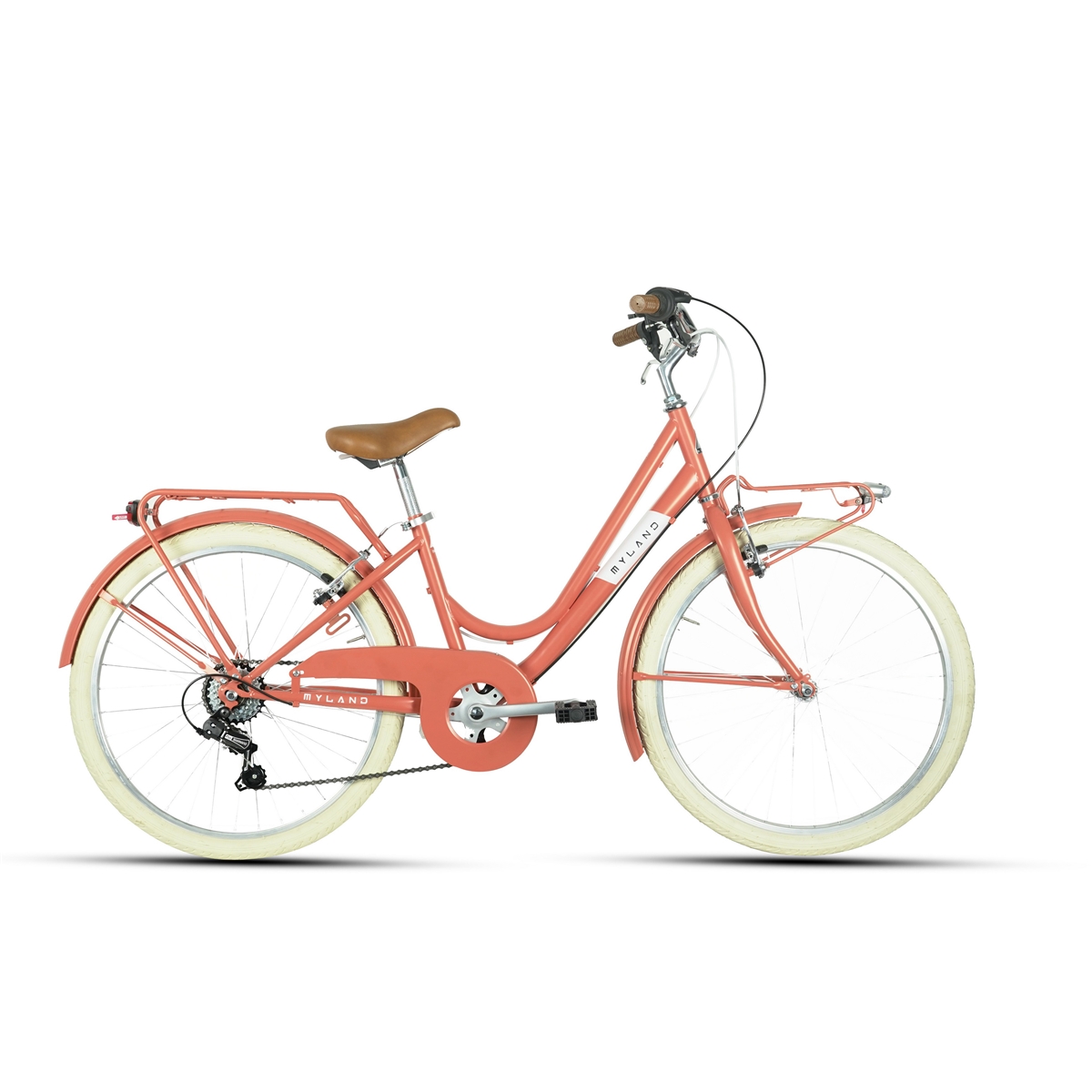 City Bike KID 24.1 24'' menina 8-11 anos 6s laranja