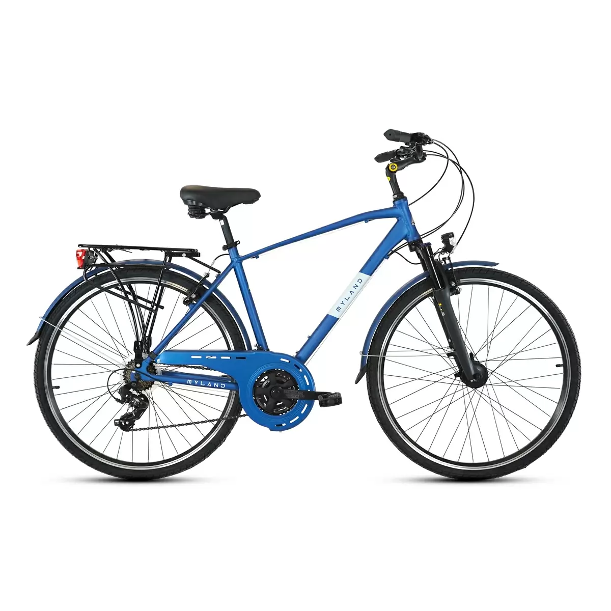 Bicicleta Urbana COLLE 28.2 28'' 60mm 21v Hombre Azul Talla L - image