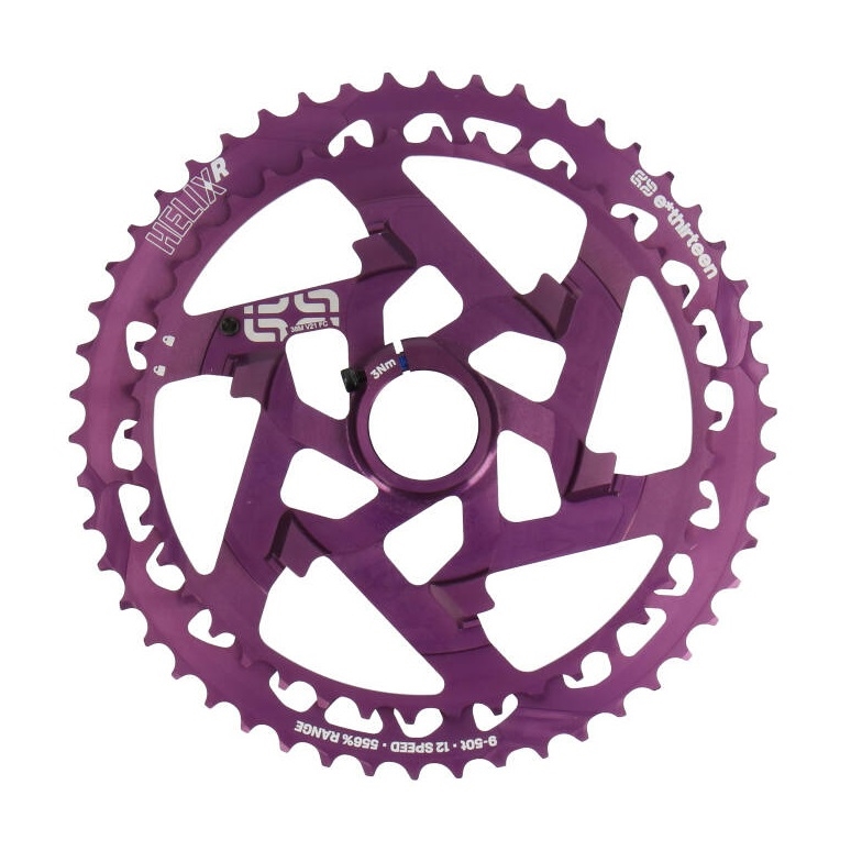 Helix Race 12s Cassette Replacement Cluster 42-50T SRAM XD/XDR Purple