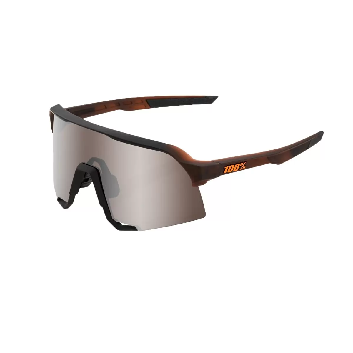 Sunglasses S3 Translucent Matte Brown/HiPER Silver Lens - image