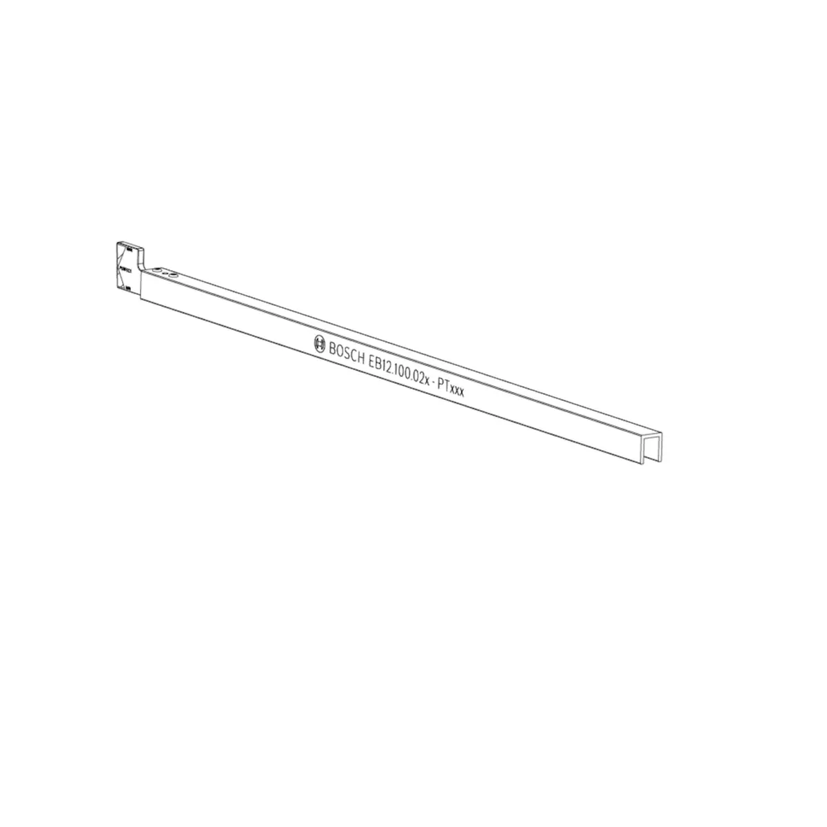 Sagoma Montaggio E Controllo Batteria Powertube 750 BBP377Y Smart System - image