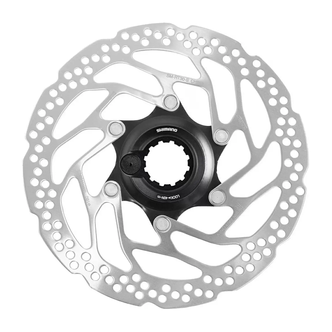 Centerlock ebike brake disc SM-RT30 203mm with magnet - image
