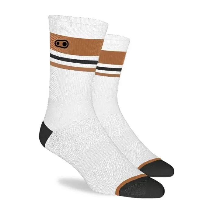 MTB Socks Icon White/Brown Size S/M (39-41) - image