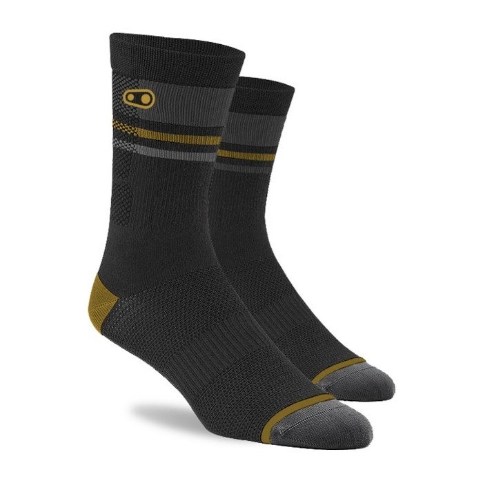 MTB Socks Icon Black/Gold Size S/M (39-41)