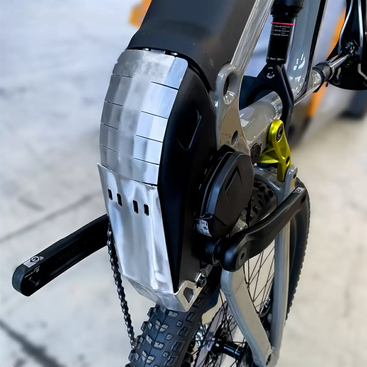 Skidplate E-Bike Cannondale Moterra / Habit 2021 Raw Alumínio #2