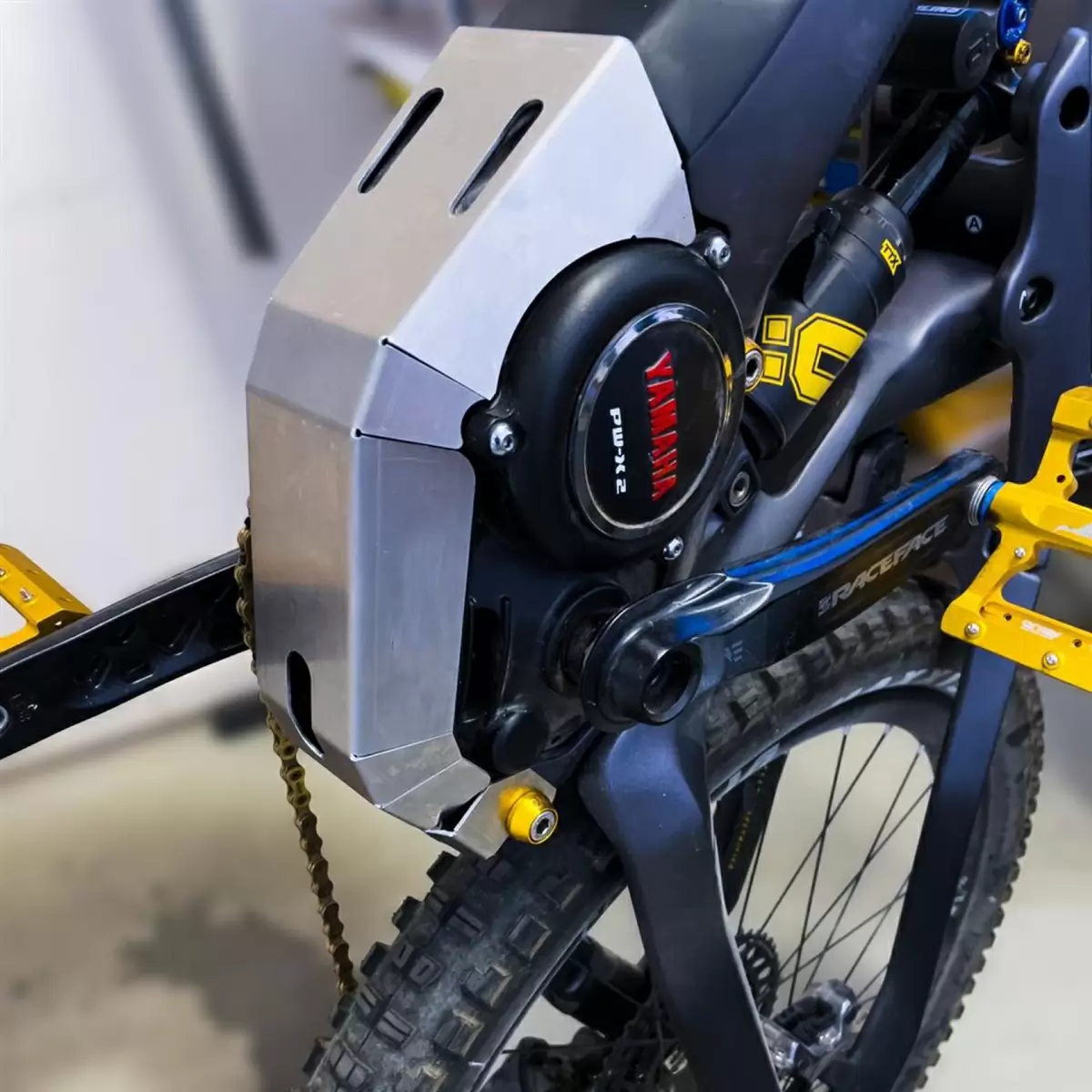 E-Bike Skidplate Haibike Allmtn 2021 (all models) Raw Aluminum #2
