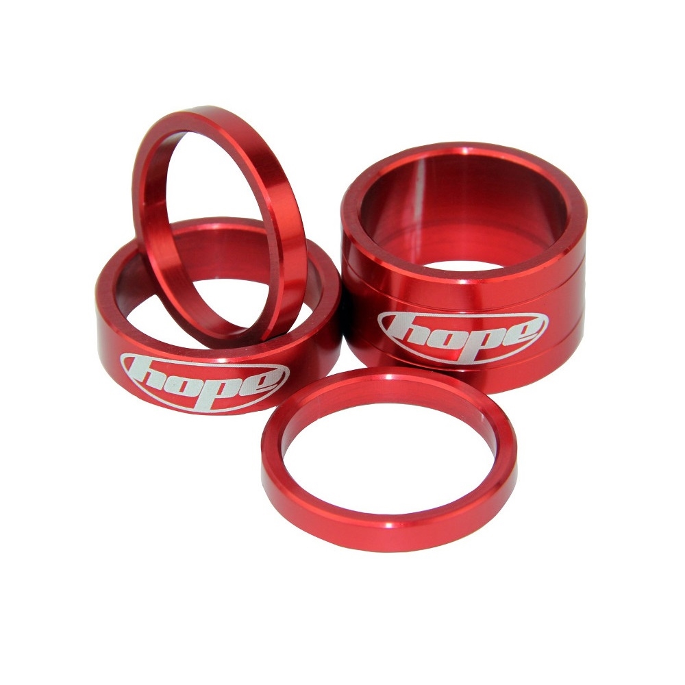 Kit spessori Space Doctor 5mm - 10mm - 20mm Rosso