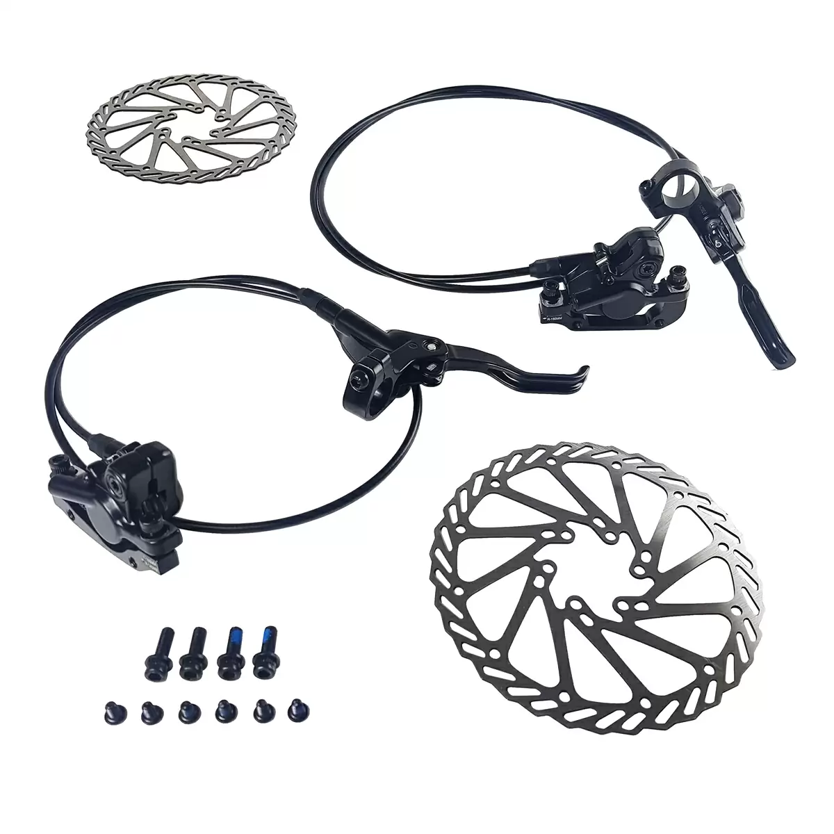 TD-8714 Front / Rear Hydraulic Disc Brakes Set with 160mm Discs - image