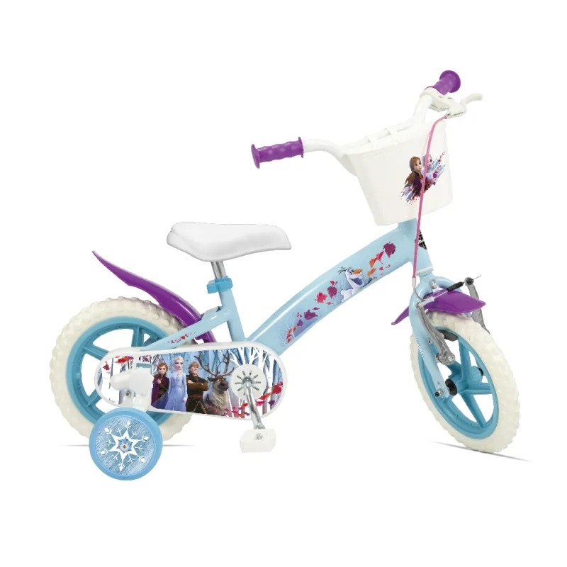 Bicicleta Frozen 12'' Niña 1-3 Años Azul Claro