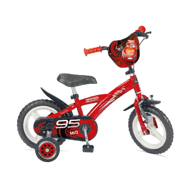 Kinderfahrrad 3-5 Jahre 12'' Disney Cars 1v Rot