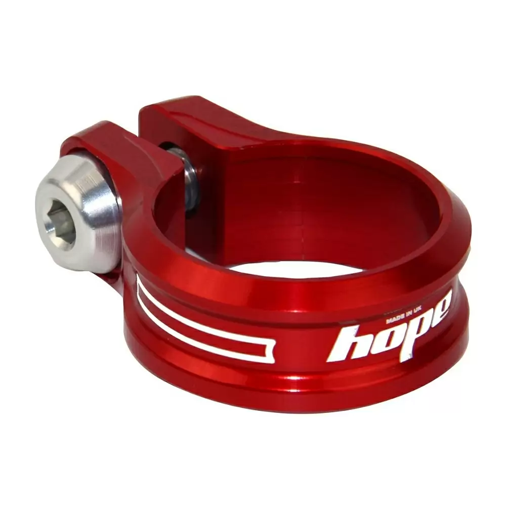 Bolt Seatpost Clamp Red for 27.2mm seatpost - image