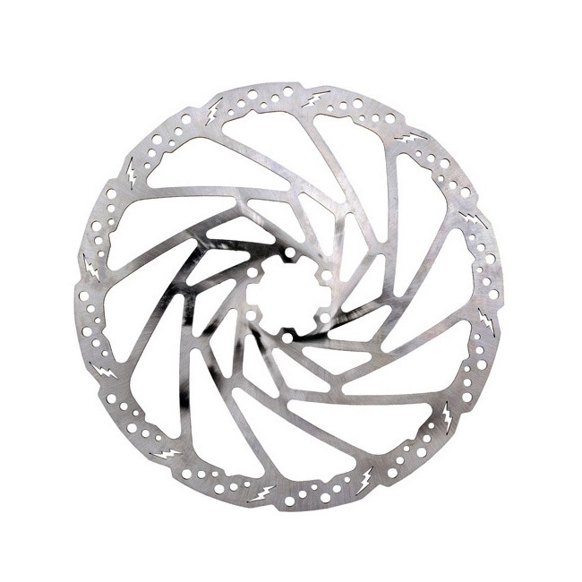 Ebike brake Disc Heavy Duty 6 holes 200 mm Thickness 2.3mm Silver