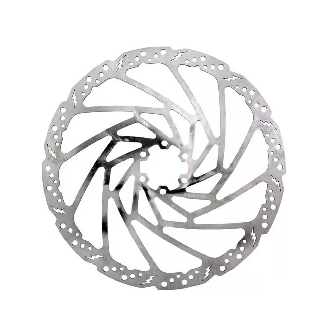 Ebike brake Disc Heavy Duty 6 holes 200 mm Thickness 2.3mm Silver - image