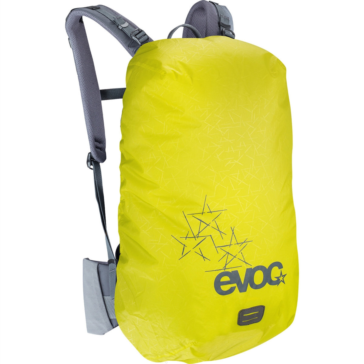 Raincover Sleeve Fluo Yellow size L for backpacks from 25 to 40lt