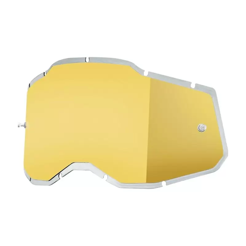 Lentille miroir de remplacement HD Gold pour Racecraft 2 - Accuri 2 - Strata 2 - image