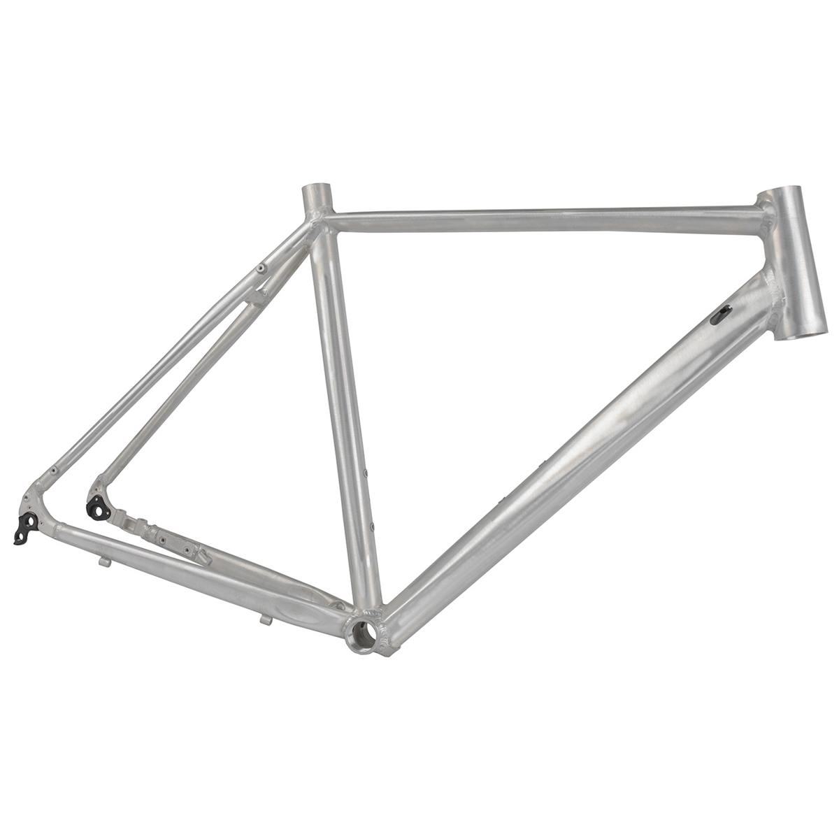 Raw Aluminum Gravel Frame 27.5''/650B Thru Axle PP12/142 - Size XS