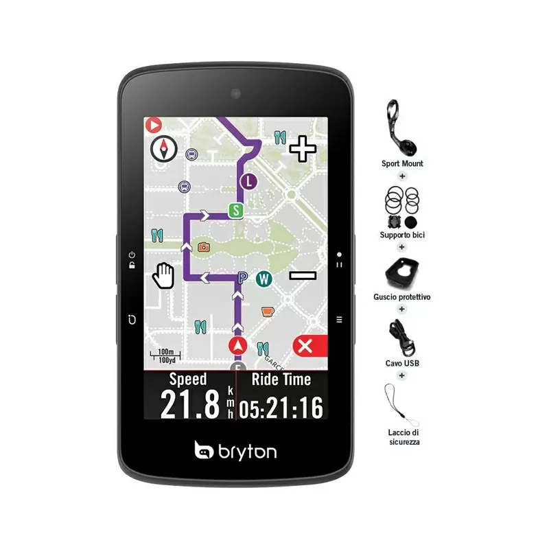 GPS Fahrradcomputer Rider S800E Frontstütze - image