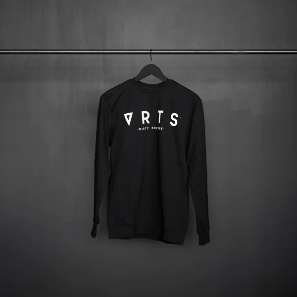 VRTS Sweatshirt Crew Black Size XXL