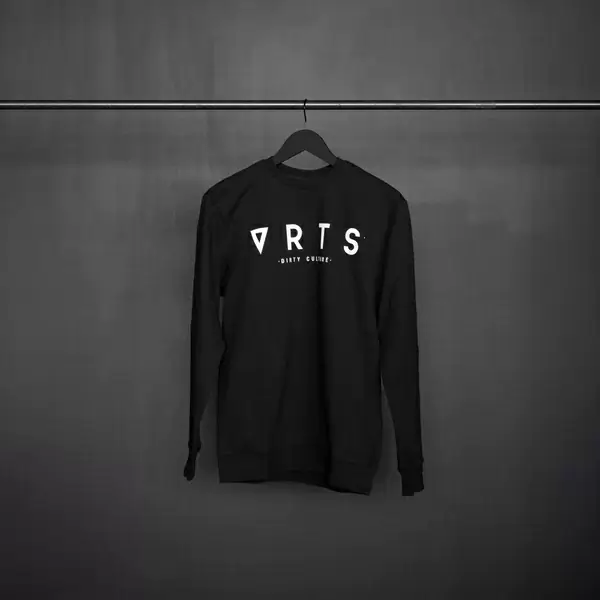 VRTS Sweatshirt Crew Black Size S - image