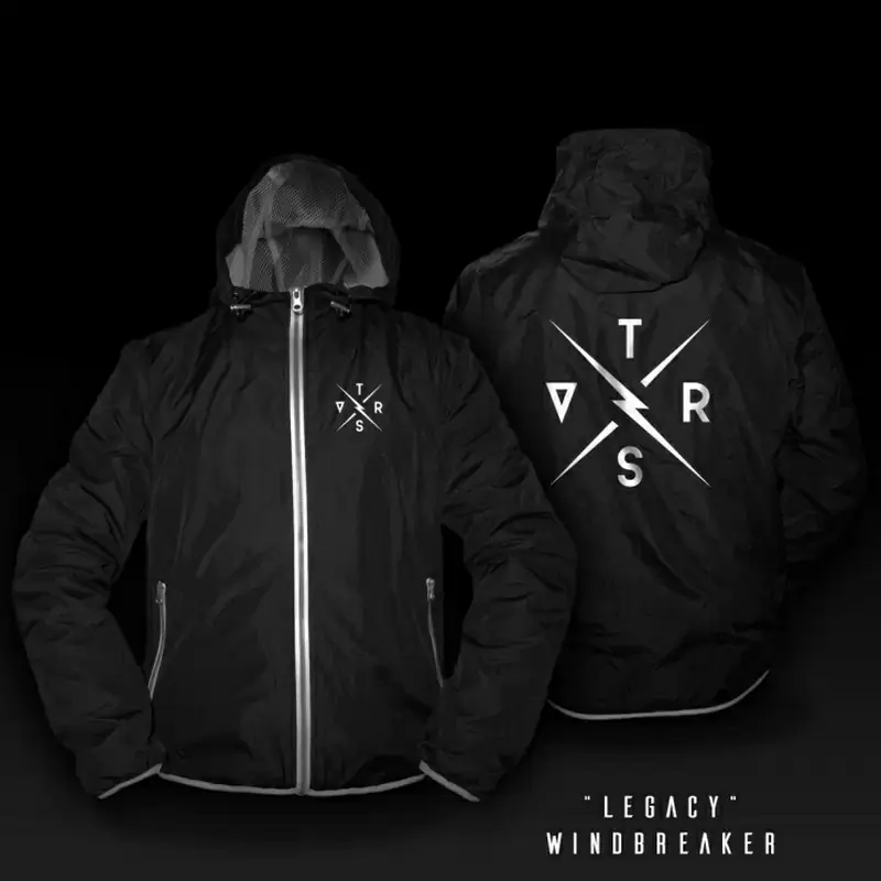 Windbreaker Legacy Windproof Jacket Black Size XXL #3