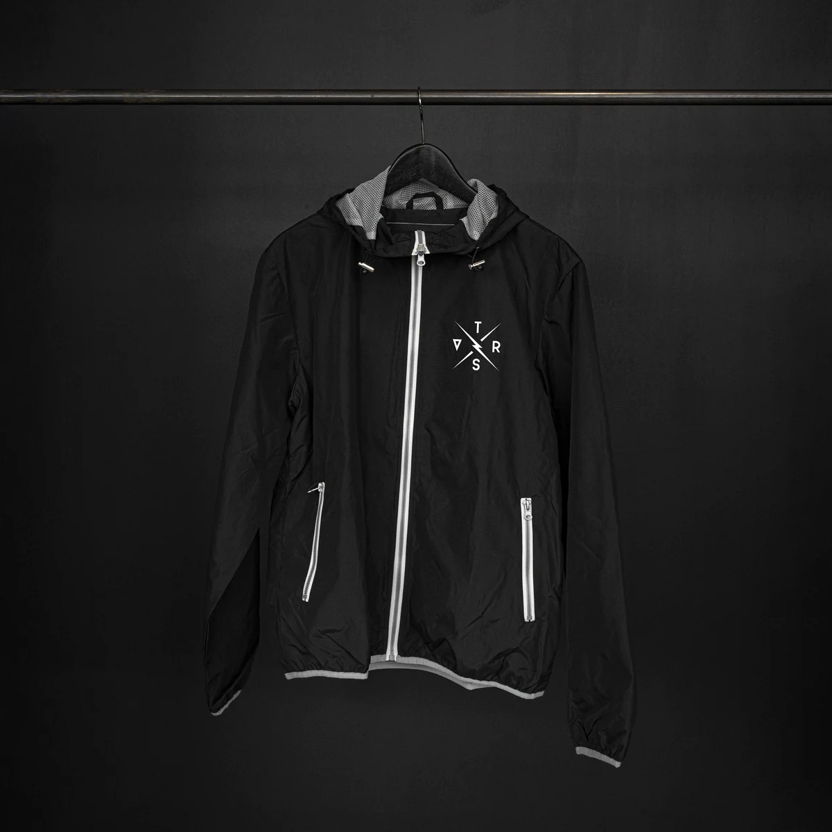 Windbreaker Legacy Windproof Jacket Black Size XL