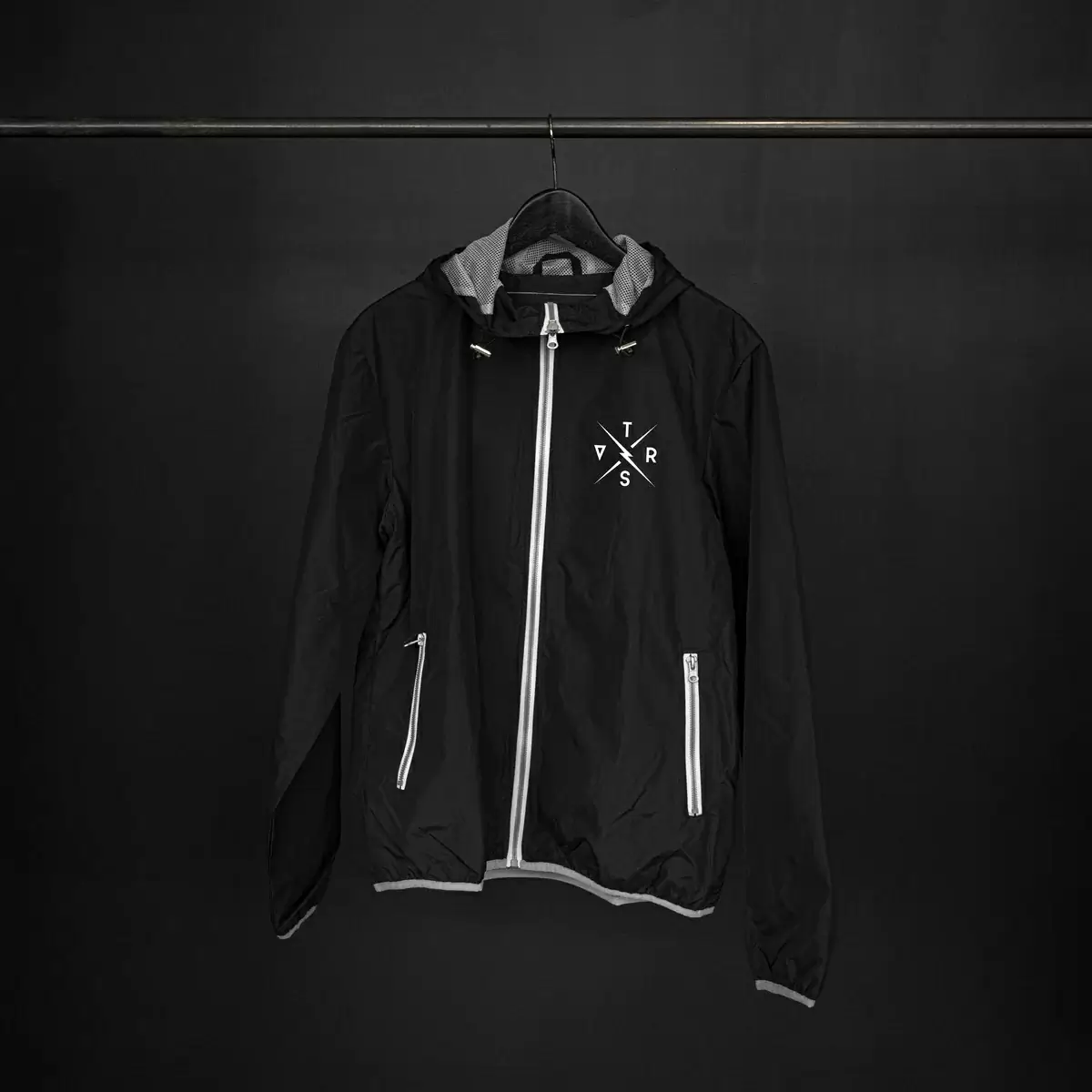 Windbreaker Legacy Windproof Jacket Black Size XXL - image