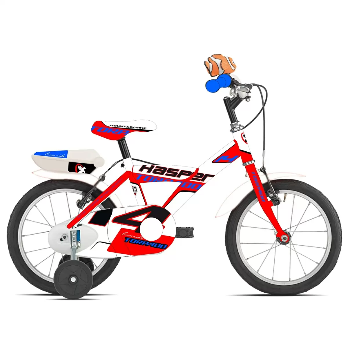 Bicicletta Bambino 2-4 Anni T680 Kasper 14'' 1v Rosso - image