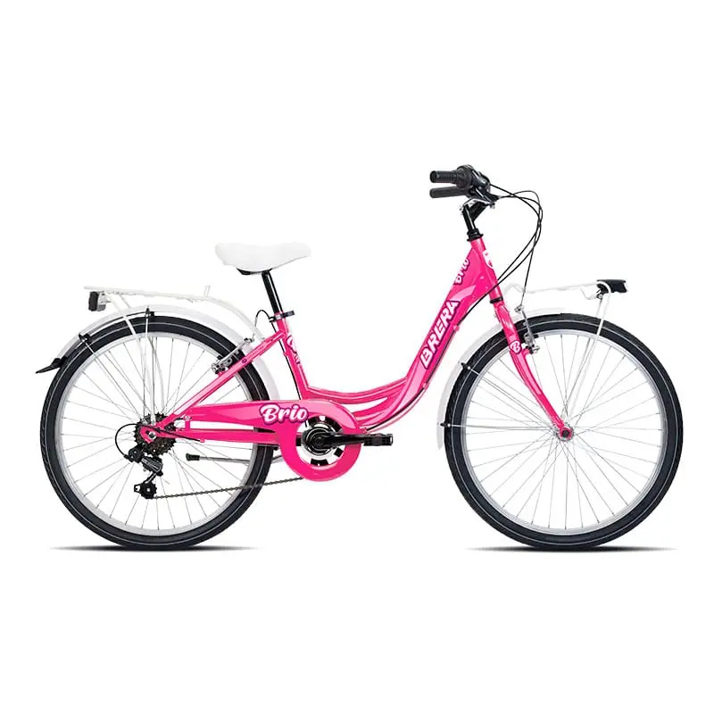 Girls City Bike 10-13 Years Brio 26'' 6v Cyclamen/White - image