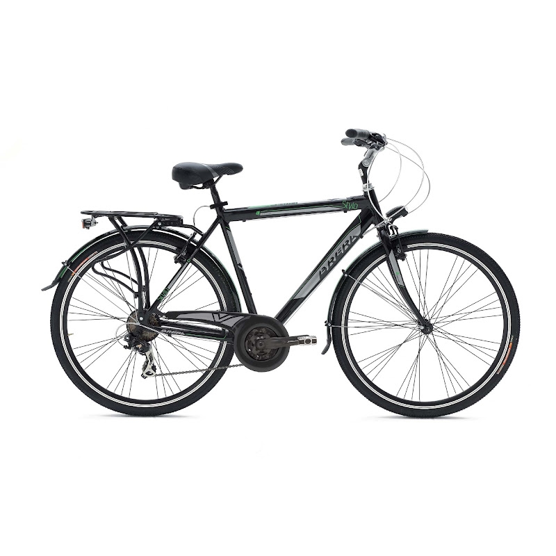 Bici City Stylo 28'' 7v Hombre Antracita/Verde Talla S