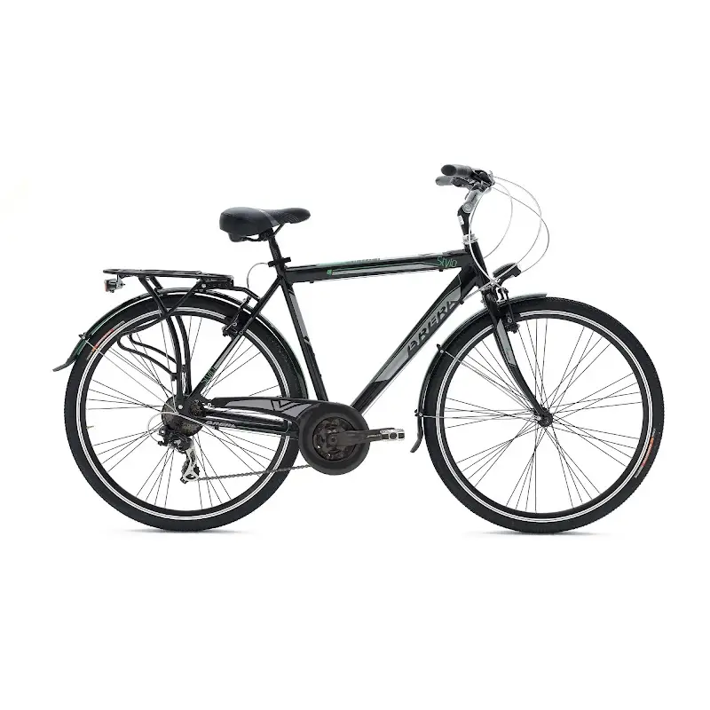 Bici City Stylo 28'' 7v Hombre Antracita/Verde Talla S - image