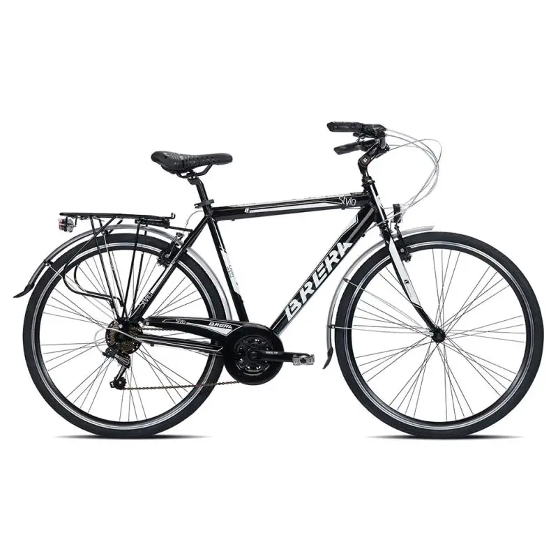 City Stylo Bike 28'' 7-speed Men's Black/White Size S - image