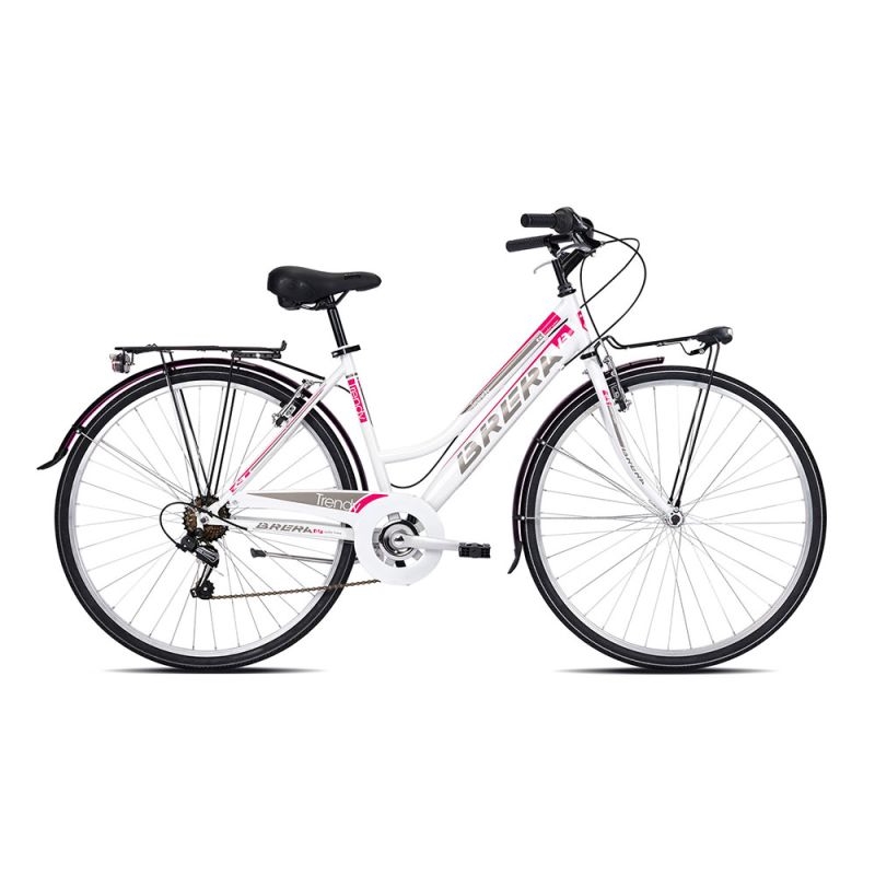 Bici City Trendy 28'' 7v Mujer Blanco/Fucsia Talla S