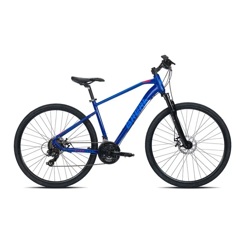 Bici Trekking Overland 28'' 3x7v Blu Taglia S - image