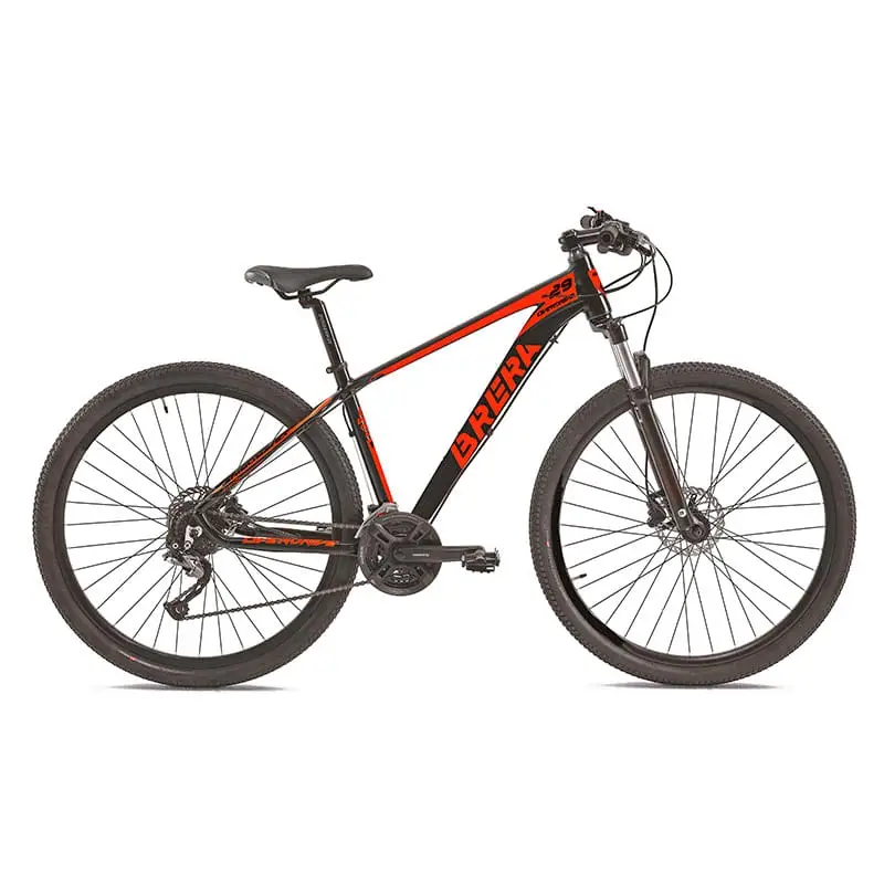 Bicicleta MTB Overdrive 29'' 3x7v Preto/Laranja Tamanho S - image