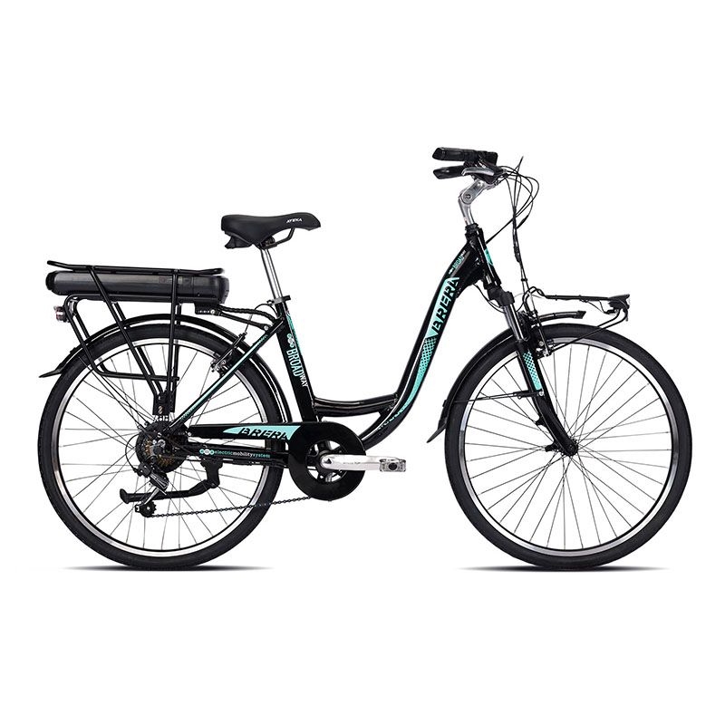 Vélo Électrique Urbain City Broadway Femme 26'' 7v 504Wh Brushless Noir Taille Unique