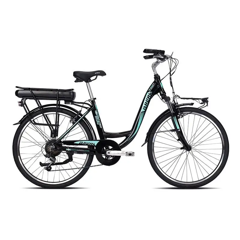 Vélo Électrique Urbain City Broadway Femme 26'' 7v 504Wh Brushless Noir Taille Unique - image